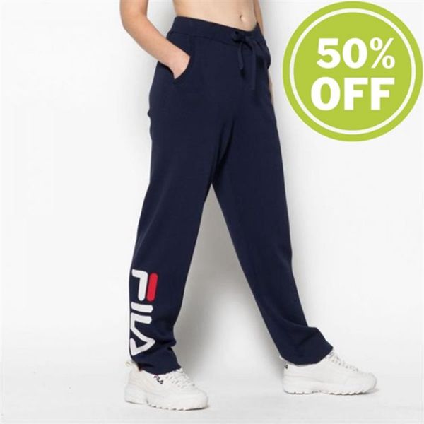 Pantalón Jogger Fila Mujer Azul Marino - Aira High Waist Jogger High-Waist Jogger - España 274153FOG